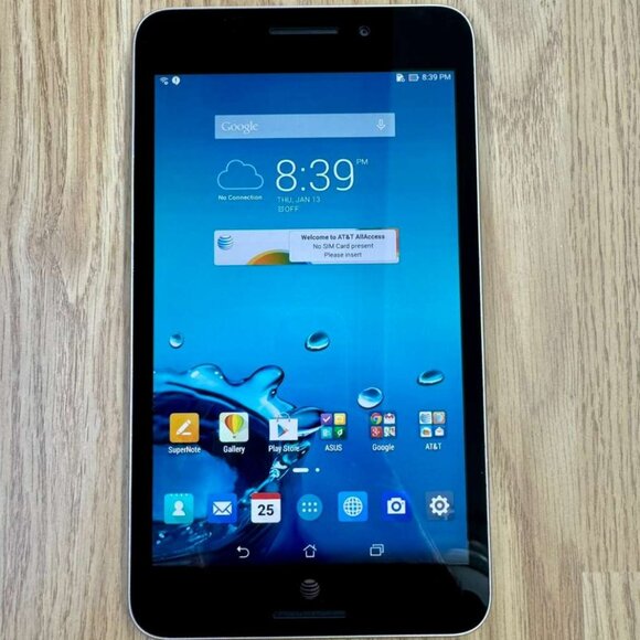ASUS AT&T Tablet – 7" Intel Inside Used Like New - Picture 1 of 12